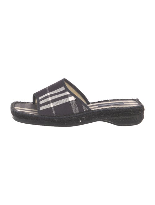 Burberry Nova Check Pattern Canvas Slides