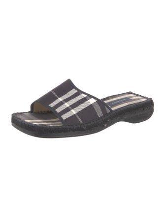 Burberry Nova Check Pattern Canvas Slides