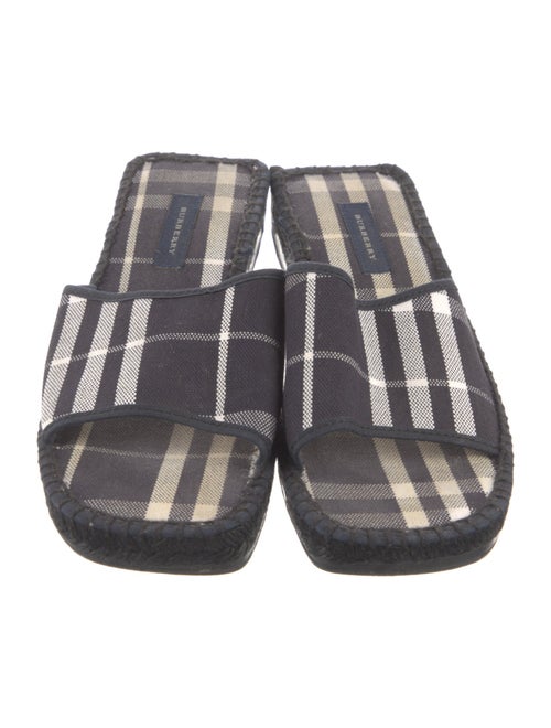 Burberry Nova Check Pattern Canvas Slides