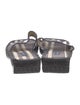 Burberry Nova Check Pattern Canvas Slides