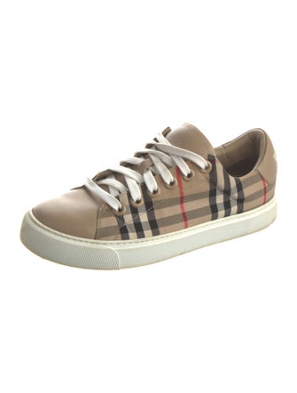 Burberry Nova Check Pattern Sneakers