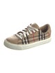 Burberry Nova Check Pattern Sneakers