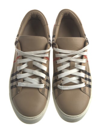 Burberry Nova Check Pattern Sneakers