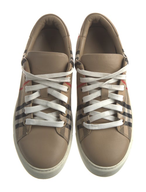 Burberry Nova Check Pattern Sneakers