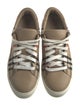 Burberry Nova Check Pattern Sneakers