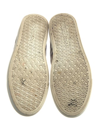 Burberry Nova Check Pattern Sneakers