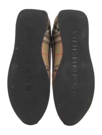 Burberry Nova Check Pattern Canvas Sneakers