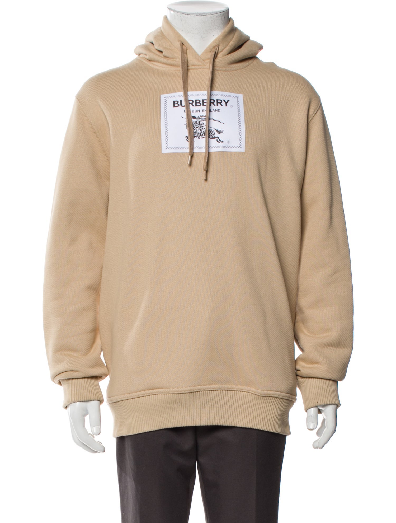 Burberry Graphic Print Cowl Neck Hoodie