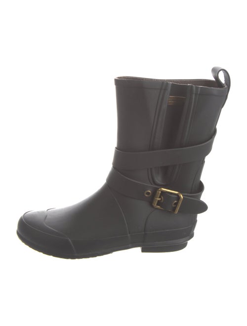Burberry Nova Check Pattern Rubber Rain Boots
