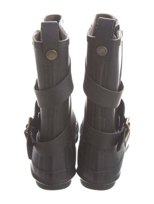 Burberry Nova Check Pattern Rubber Rain Boots