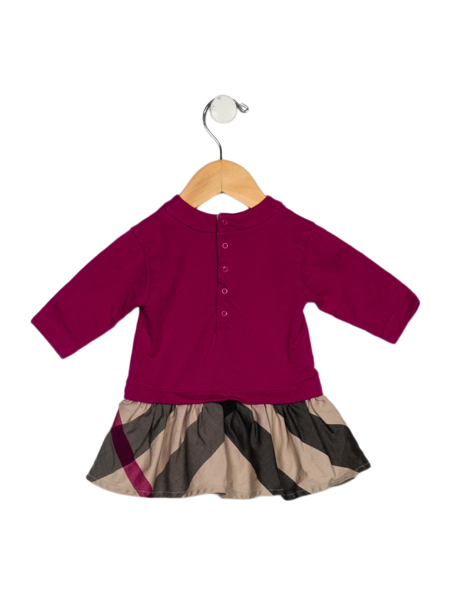 Burberry Infant Girl's Long Sleeve Dress