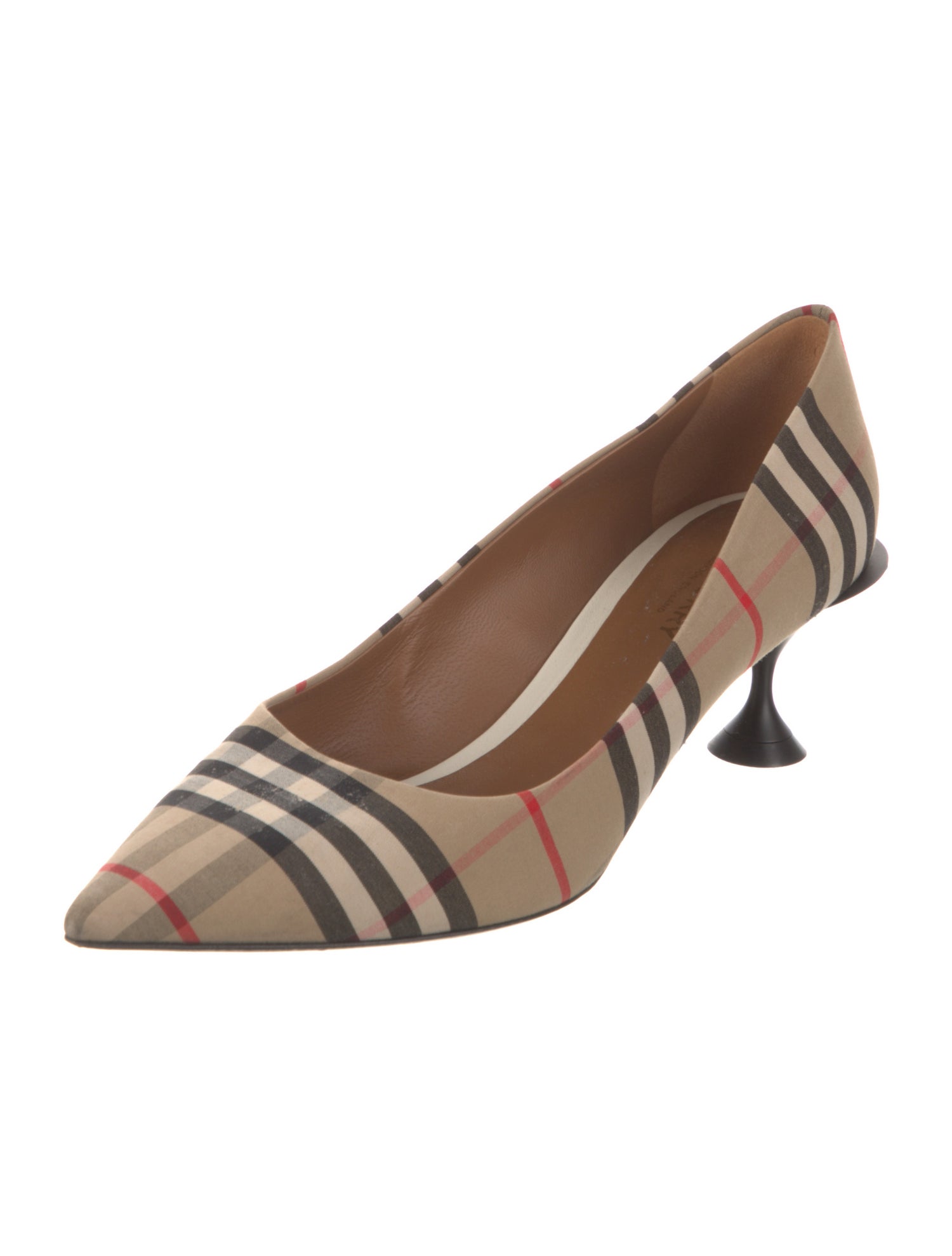 Burberry Canvas Printed Pumps