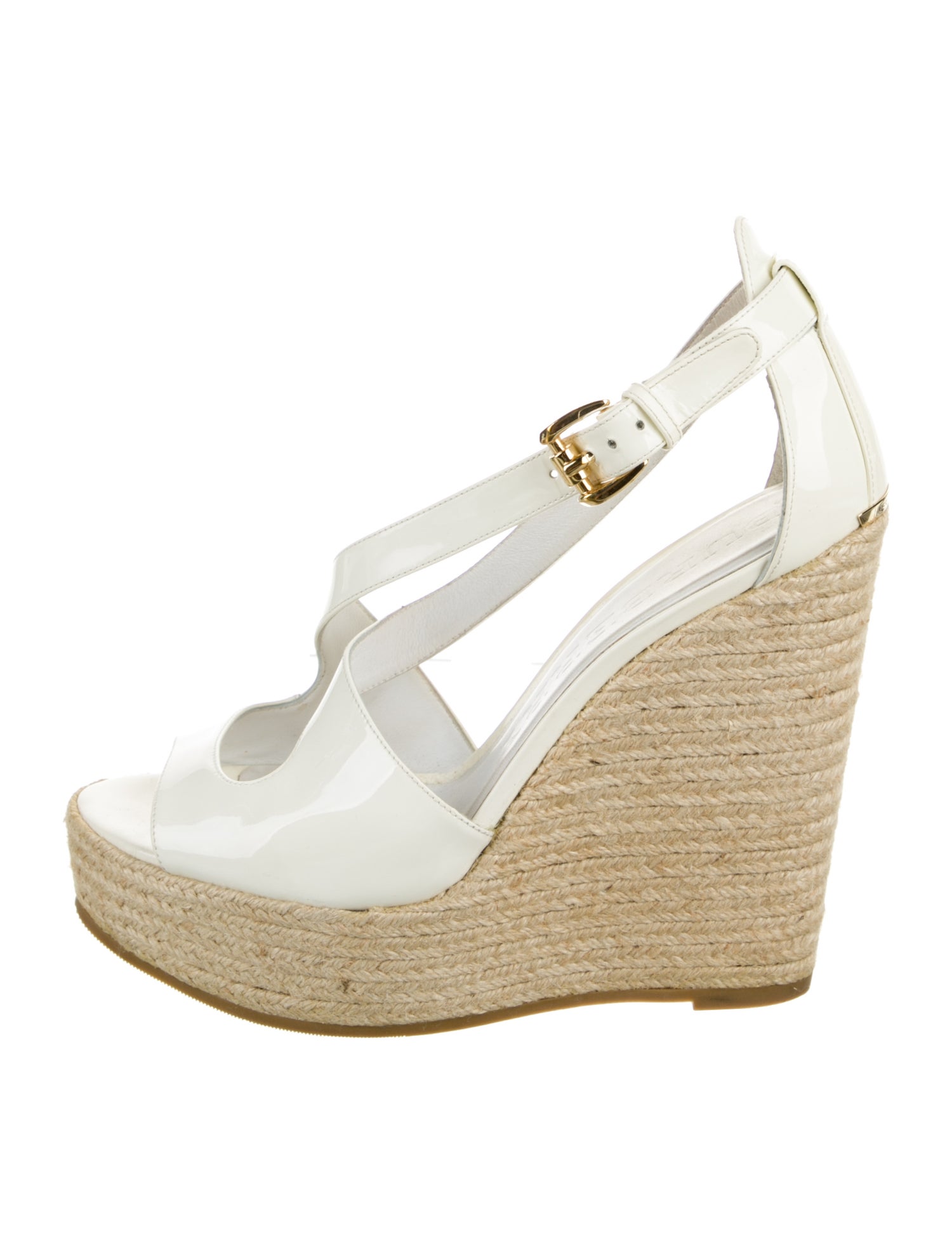 Burberry Patent Leather Espadrilles