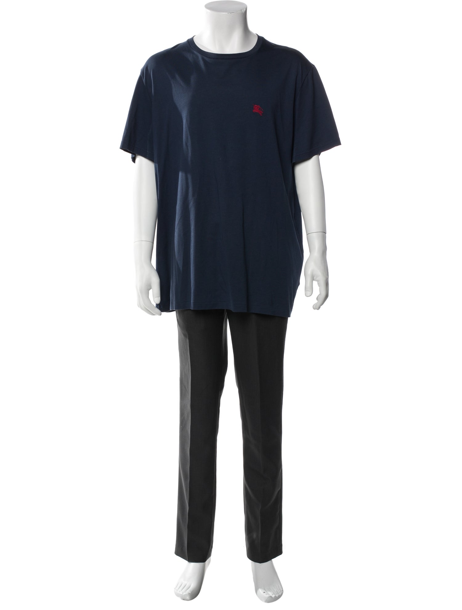 Burberry Scoop Neck Short Sleeve T-Shirt