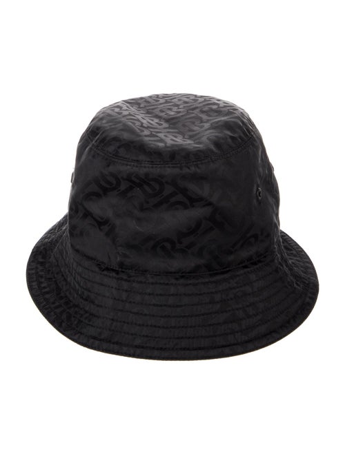 Burberry Womens' Solid Monogram Bucket Hat