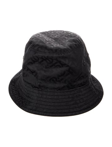Burberry Hats Womens' Solid Monogram Bucket Hat