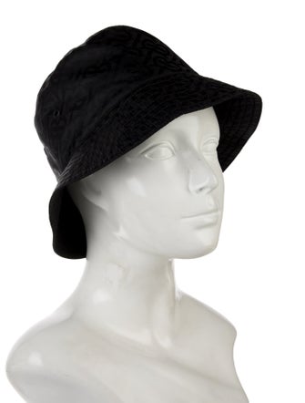 Burberry Womens' Solid Monogram Bucket Hat