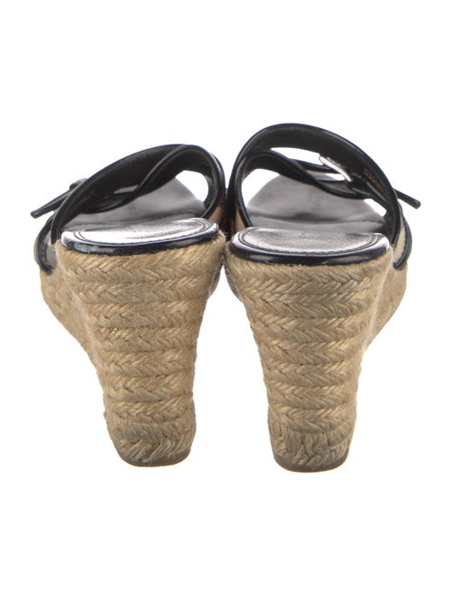 Burberry Nova Check Pattern Leather Espadrilles