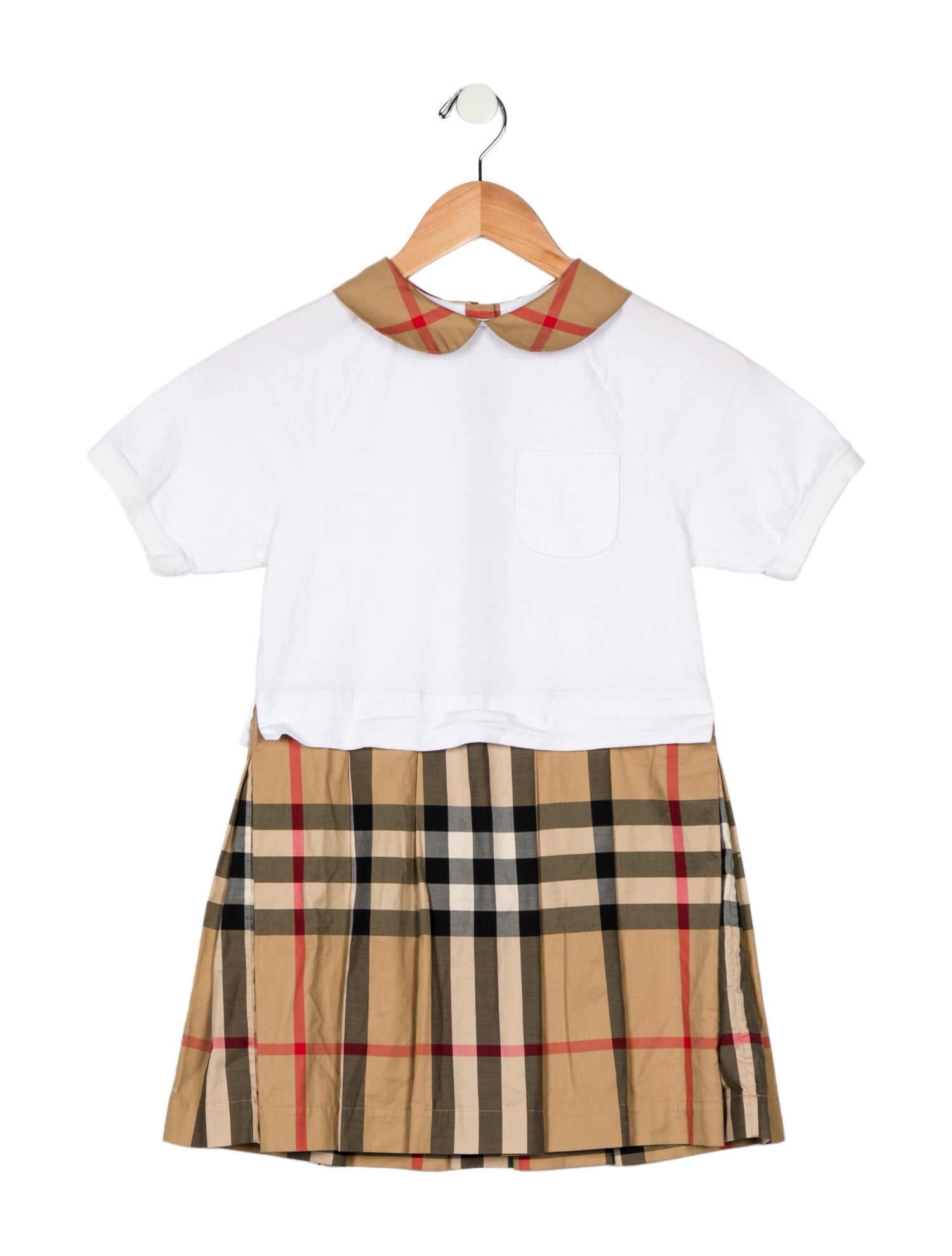 Burberry Girl's Short Sleeve Dress