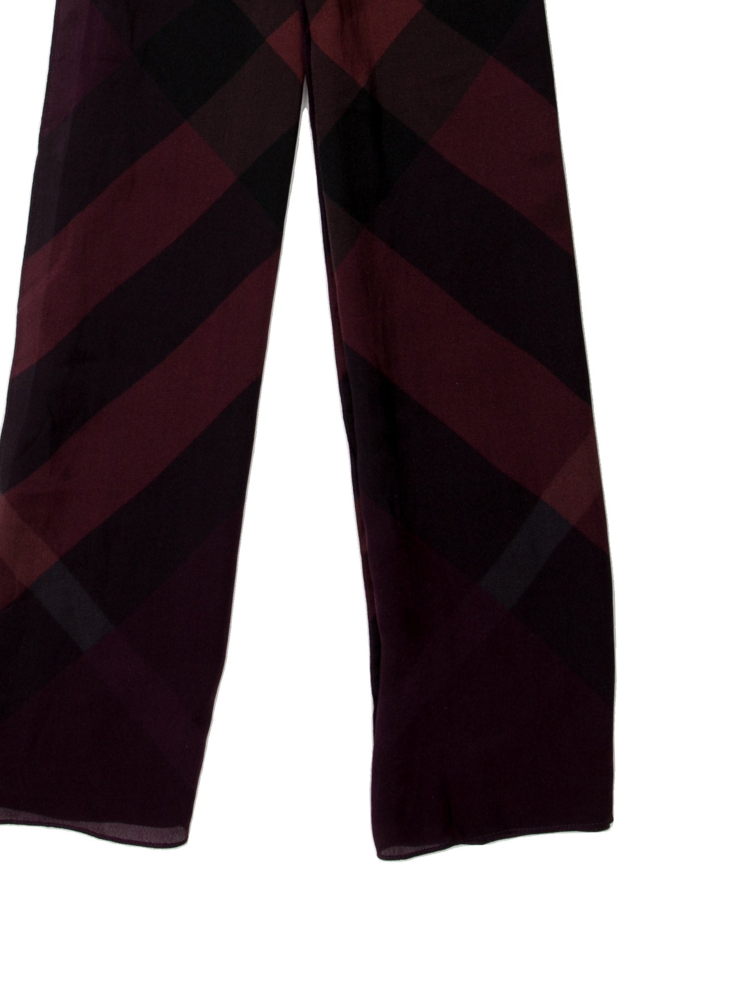 Burberry Plaid Print Scarf