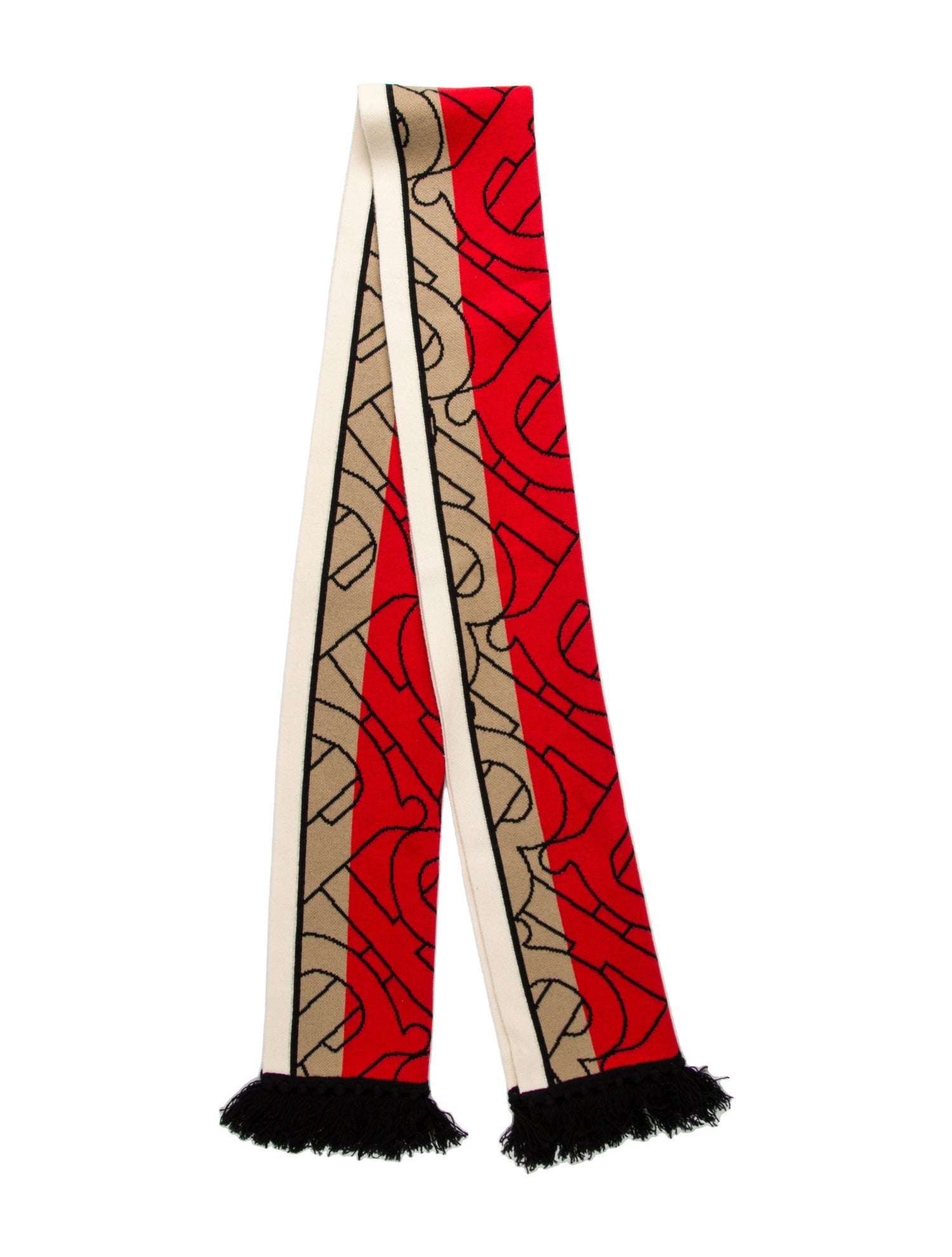 Burberry Cashmere House Check Pattern Scarf