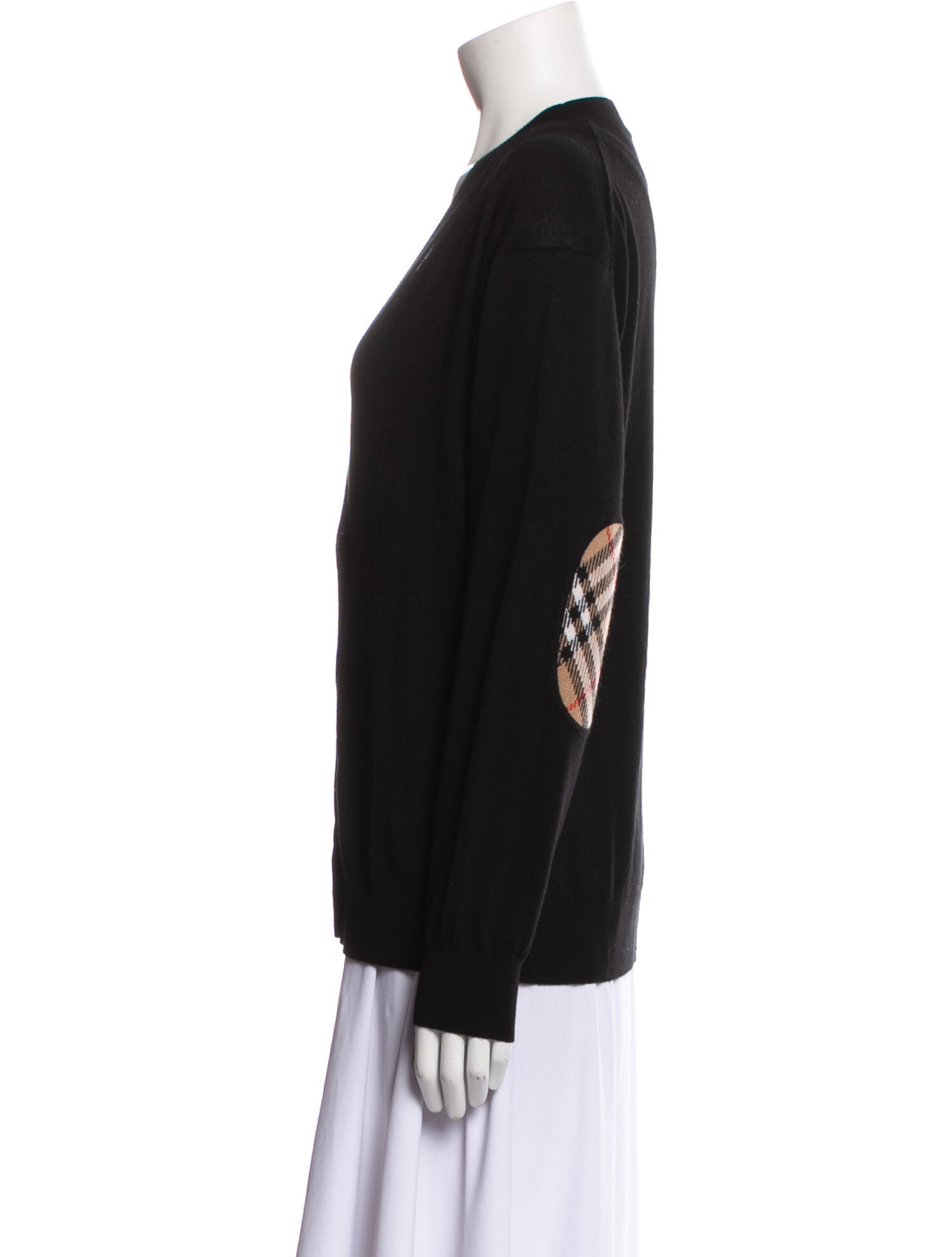 Burberry Merino Wool V-Neck Sweater