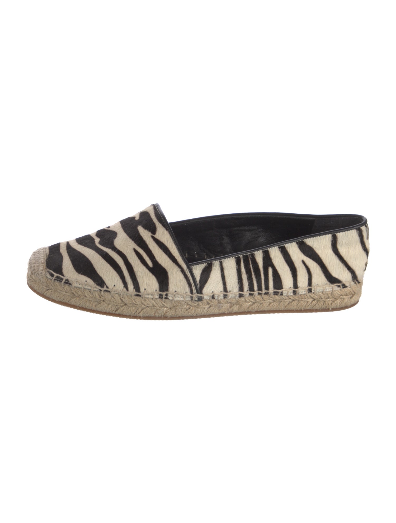 Burberry Ponyhair Animal Print Espadrilles