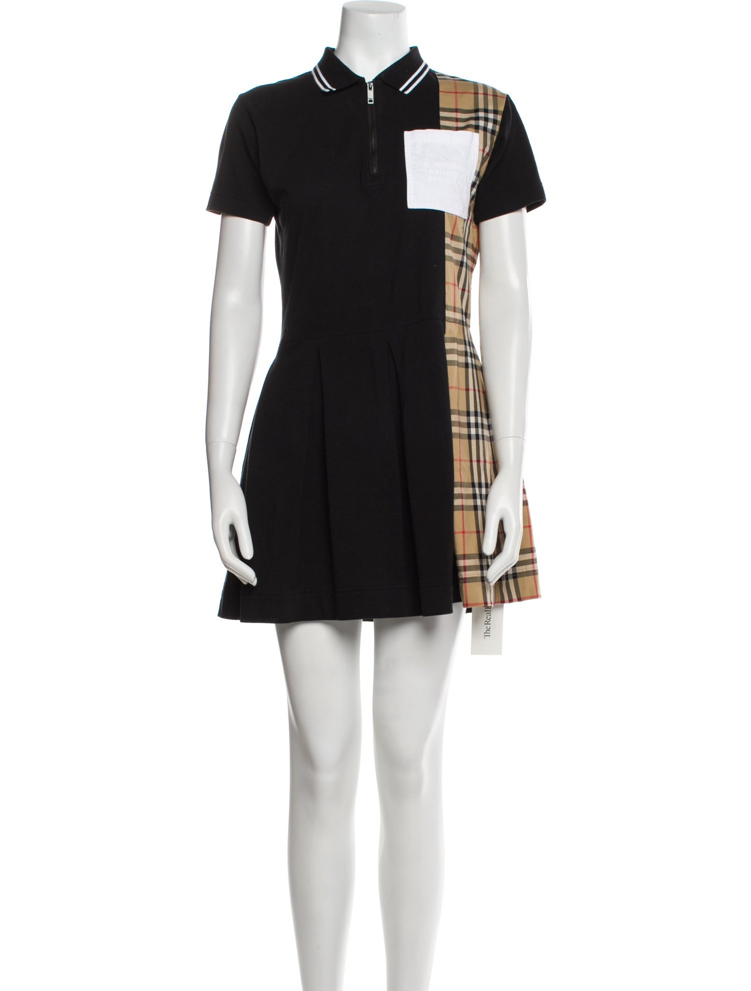 Burberry Plaid Print Mini Dress