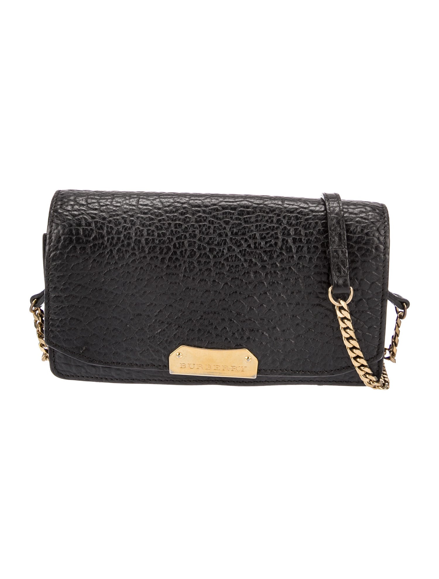 Burberry Leather Madison Wallet On Chain