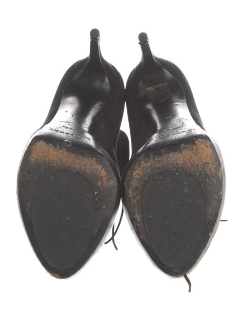 Burberry Suede Lace-Up Boots