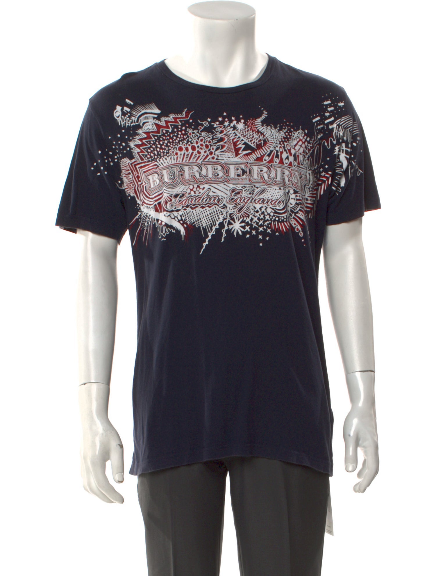 Burberry Graphic Print Crew Neck T-Shirt