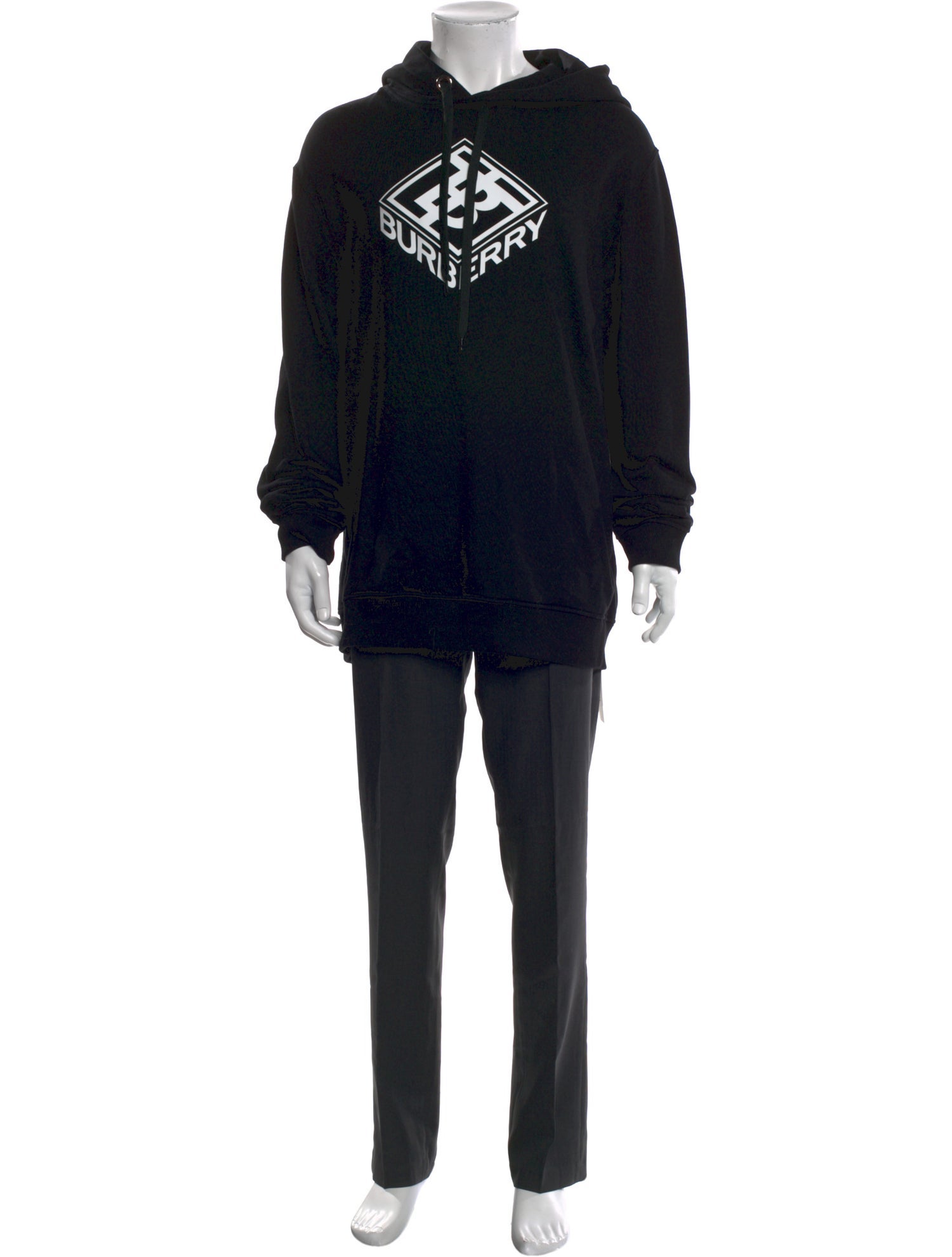 Burberry Graphic Print Crew Neck Hoodie