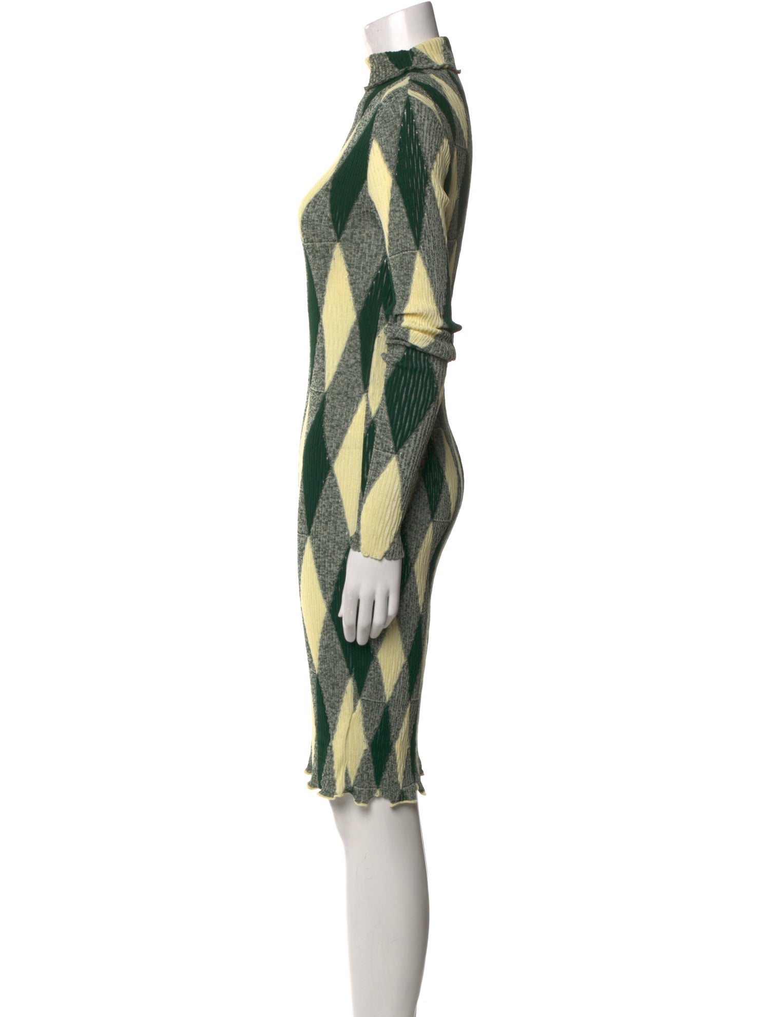 Burberry Plaid Print Knee-Length Dress