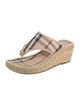 Burberry House Check Pattern Canvas Espadrilles
