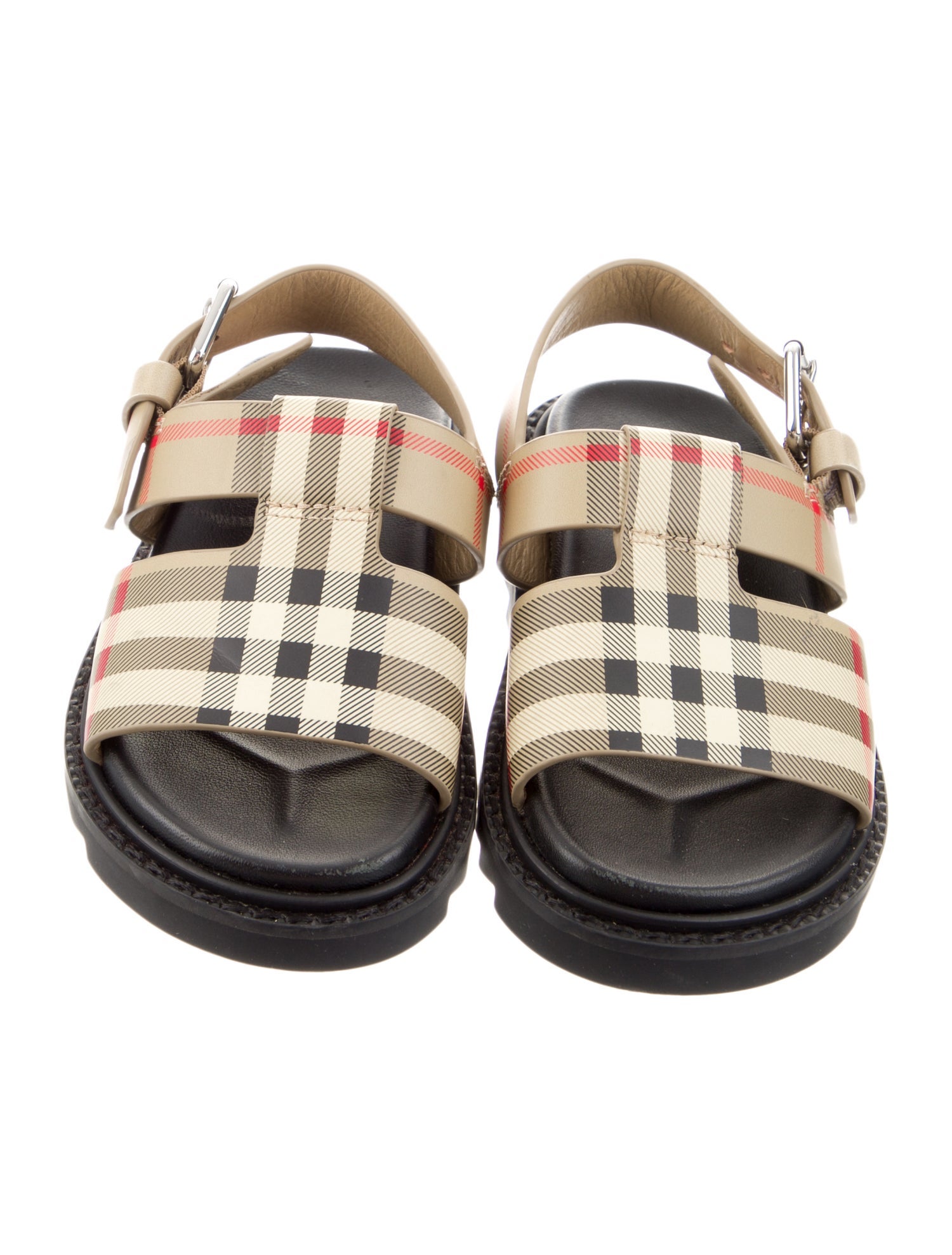 Burberry Check Print Sandals