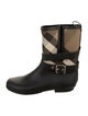 Burberry Exploded Check Pattern Rubber Rain Boots