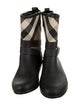 Burberry Exploded Check Pattern Rubber Rain Boots