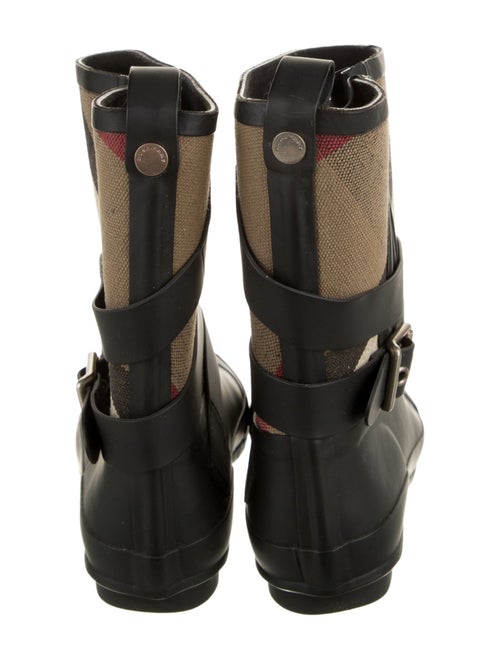 Burberry Exploded Check Pattern Rubber Rain Boots