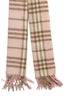 Burberry Cashmere Nova Check Pattern Scarf