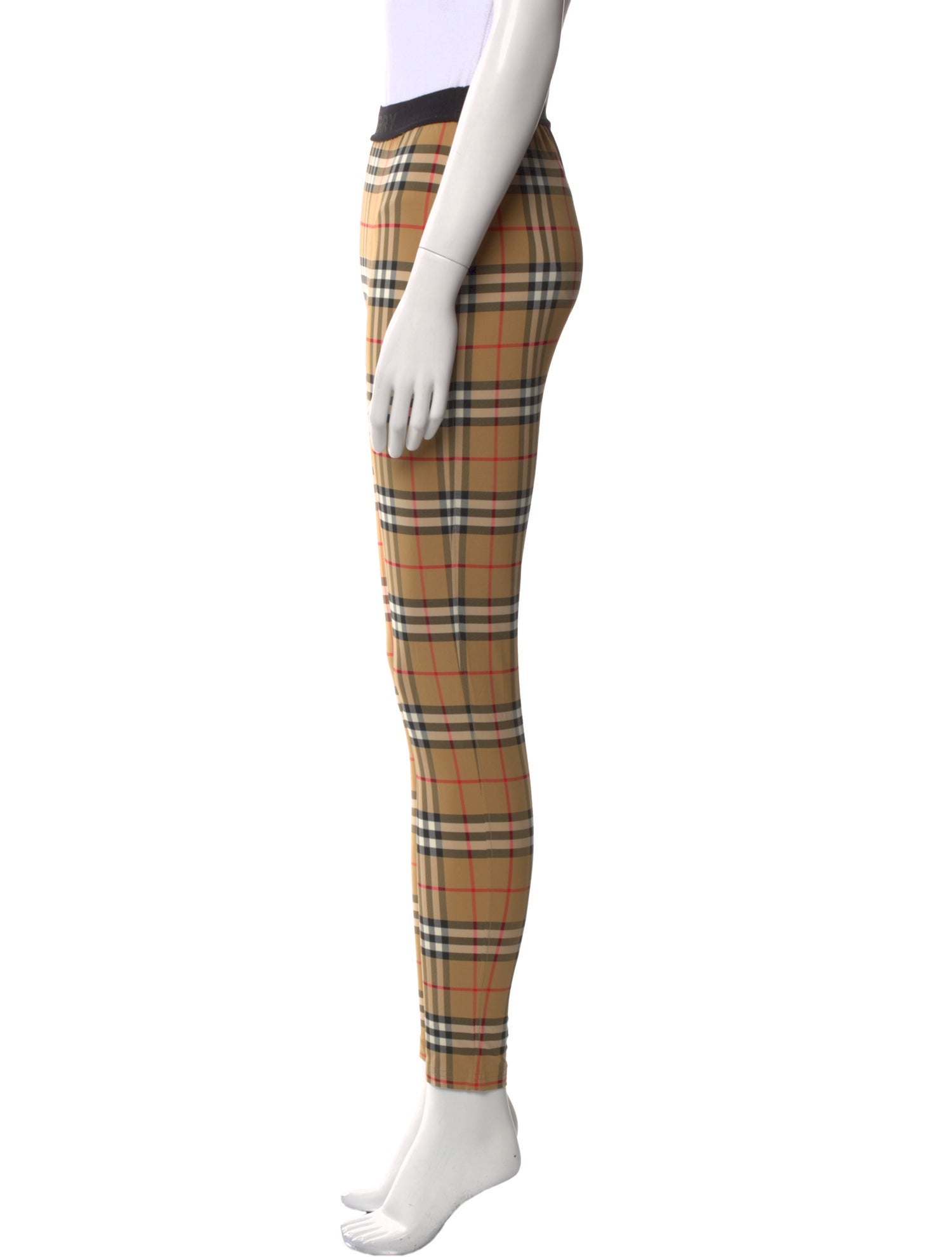 Burberry Nylon Skinny Leg Pants