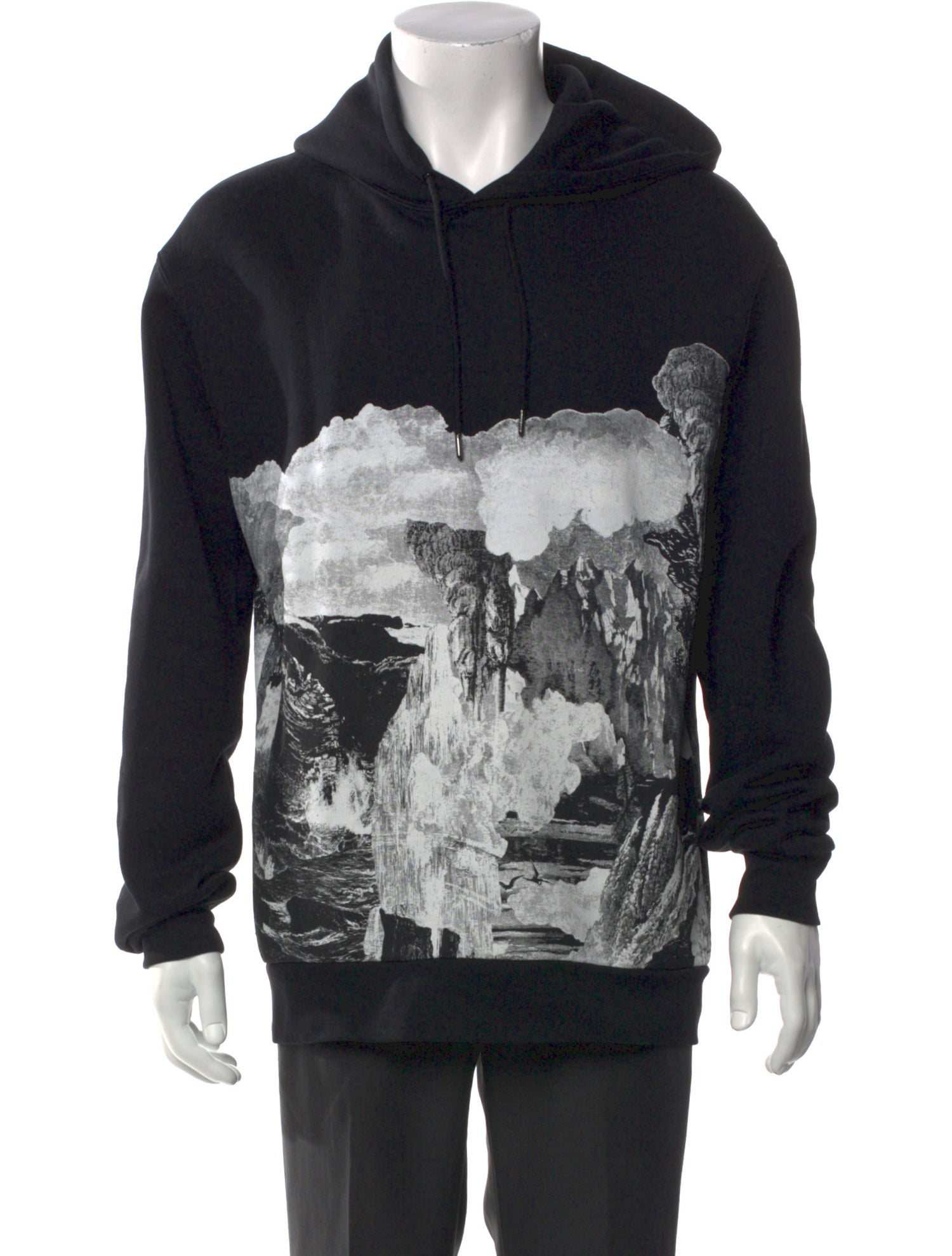 Burberry Graphic Print Crew Neck Hoodie