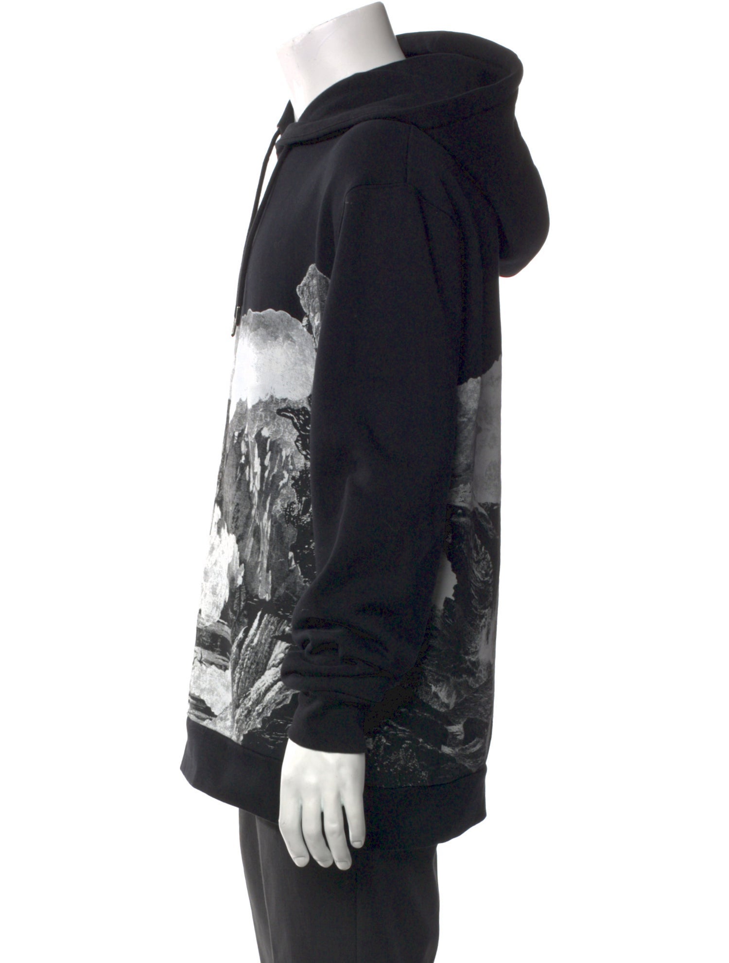 Burberry Graphic Print Crew Neck Hoodie