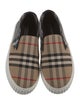 Burberry Nova Check Pattern Canvas Sneakers