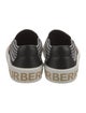 Burberry Nova Check Pattern Canvas Sneakers