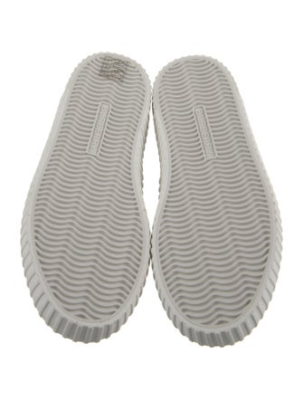 Burberry Nova Check Pattern Canvas Sneakers