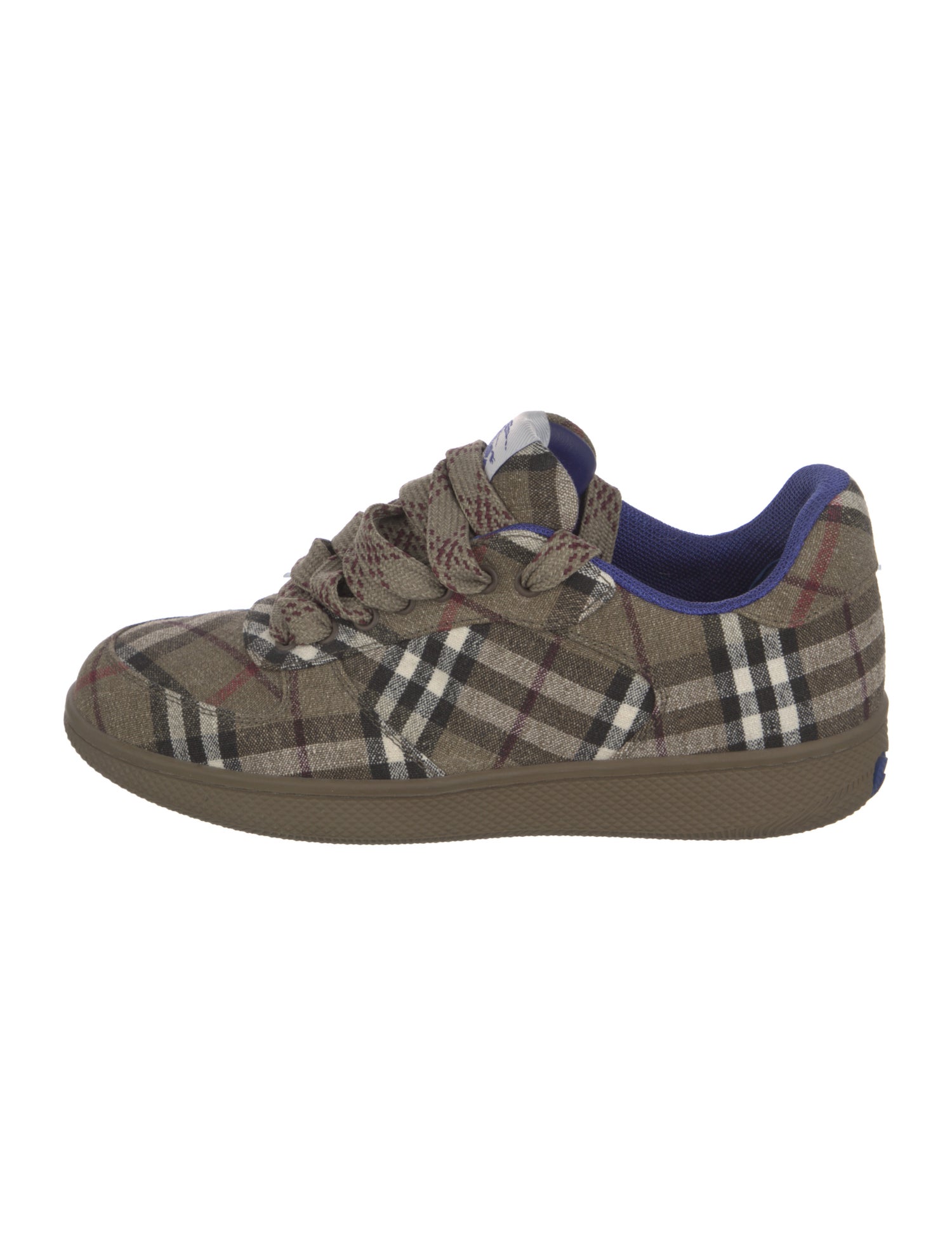 Burberry Nova Check Pattern Sneakers