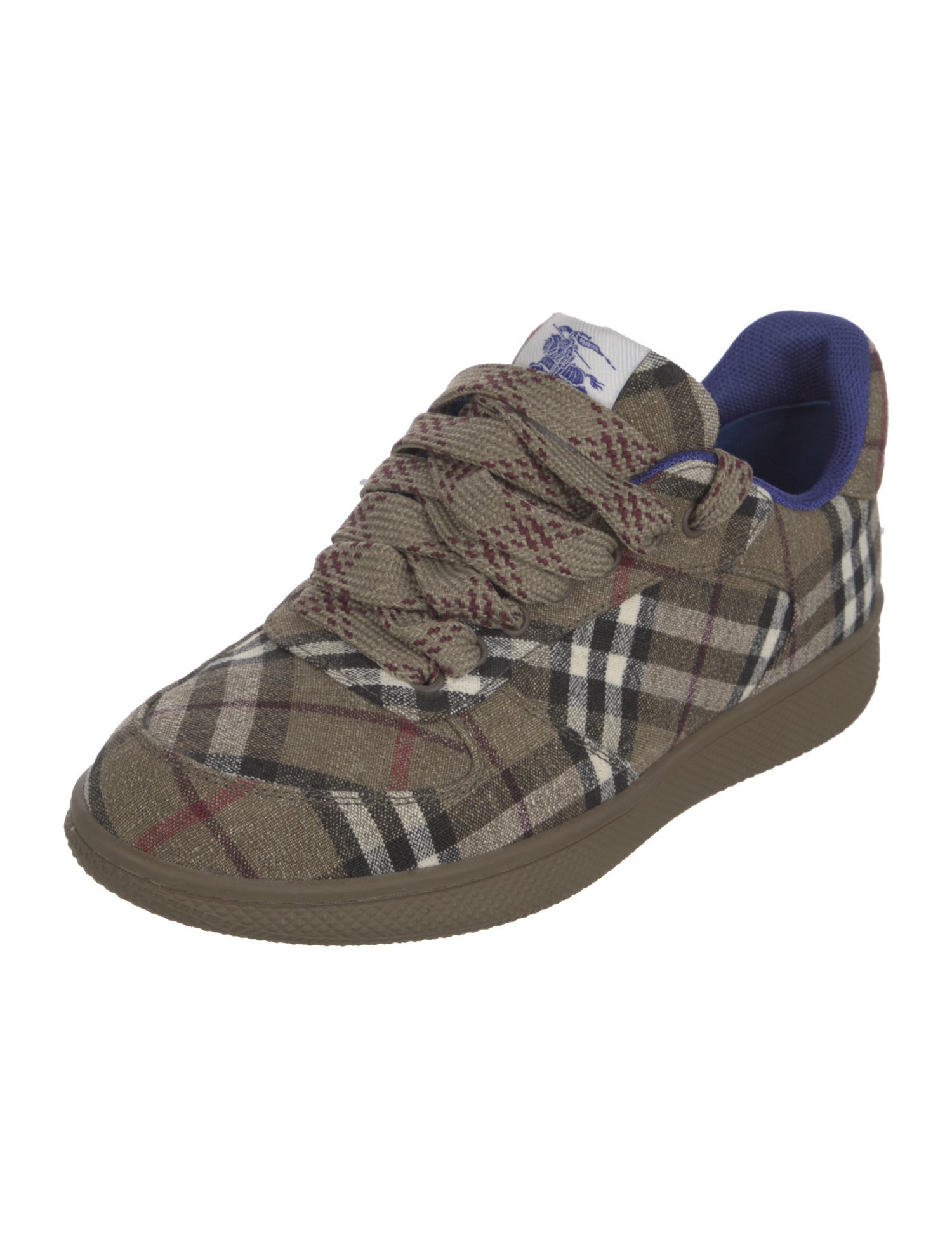 Burberry Nova Check Pattern Sneakers