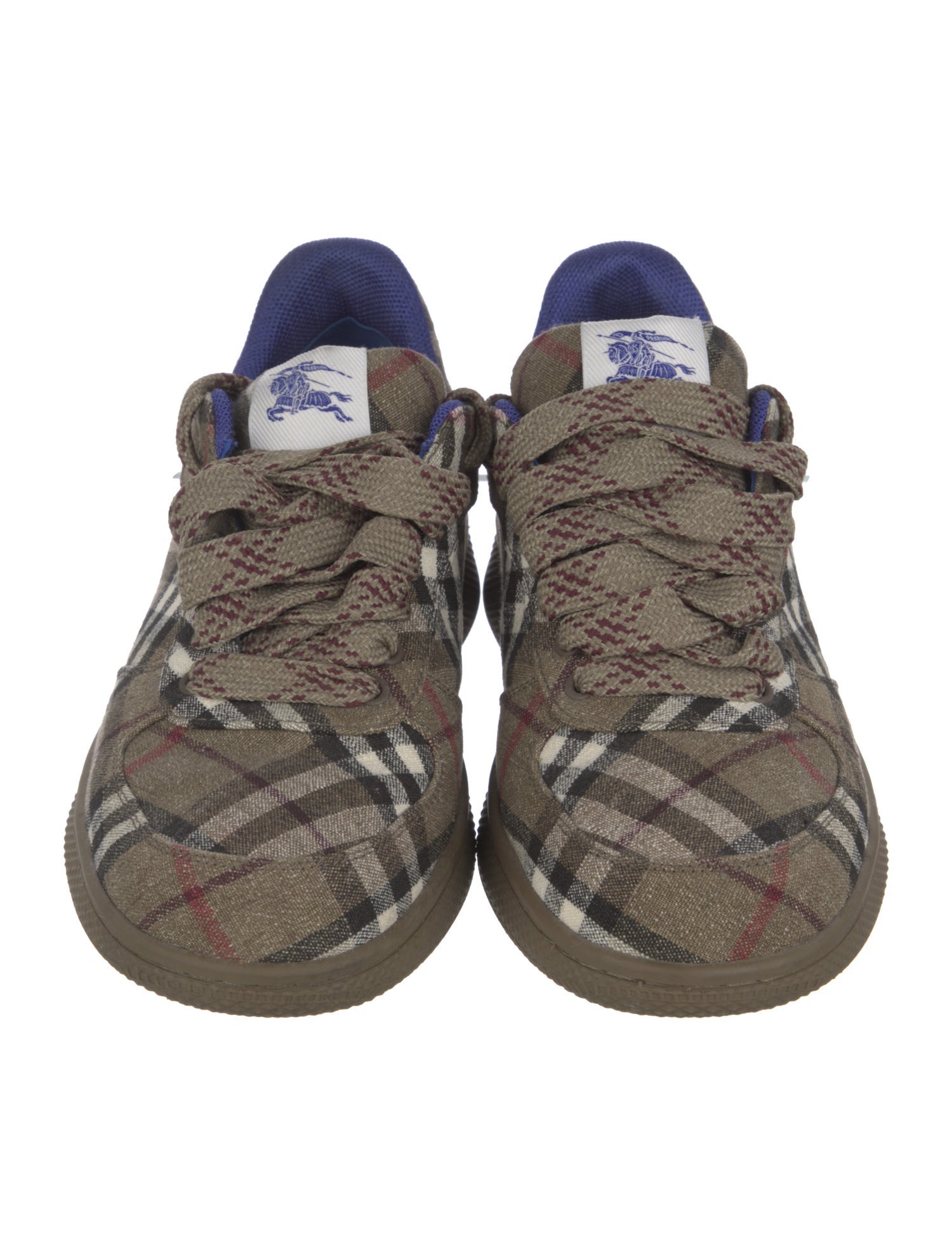 Burberry Nova Check Pattern Sneakers