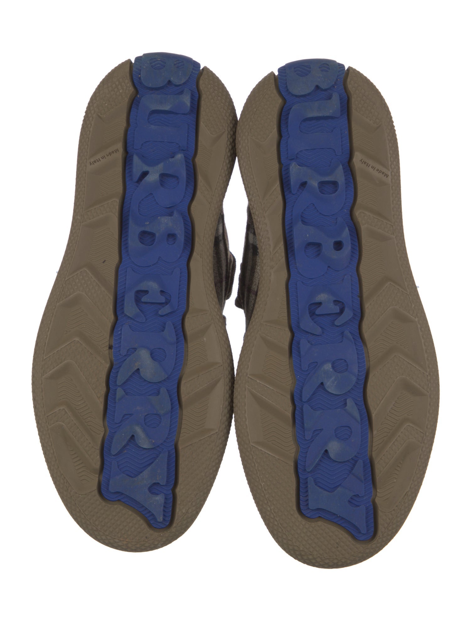 Burberry Nova Check Pattern Sneakers