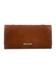 Burberry Nova Check Pattern Leather Continental Wallet